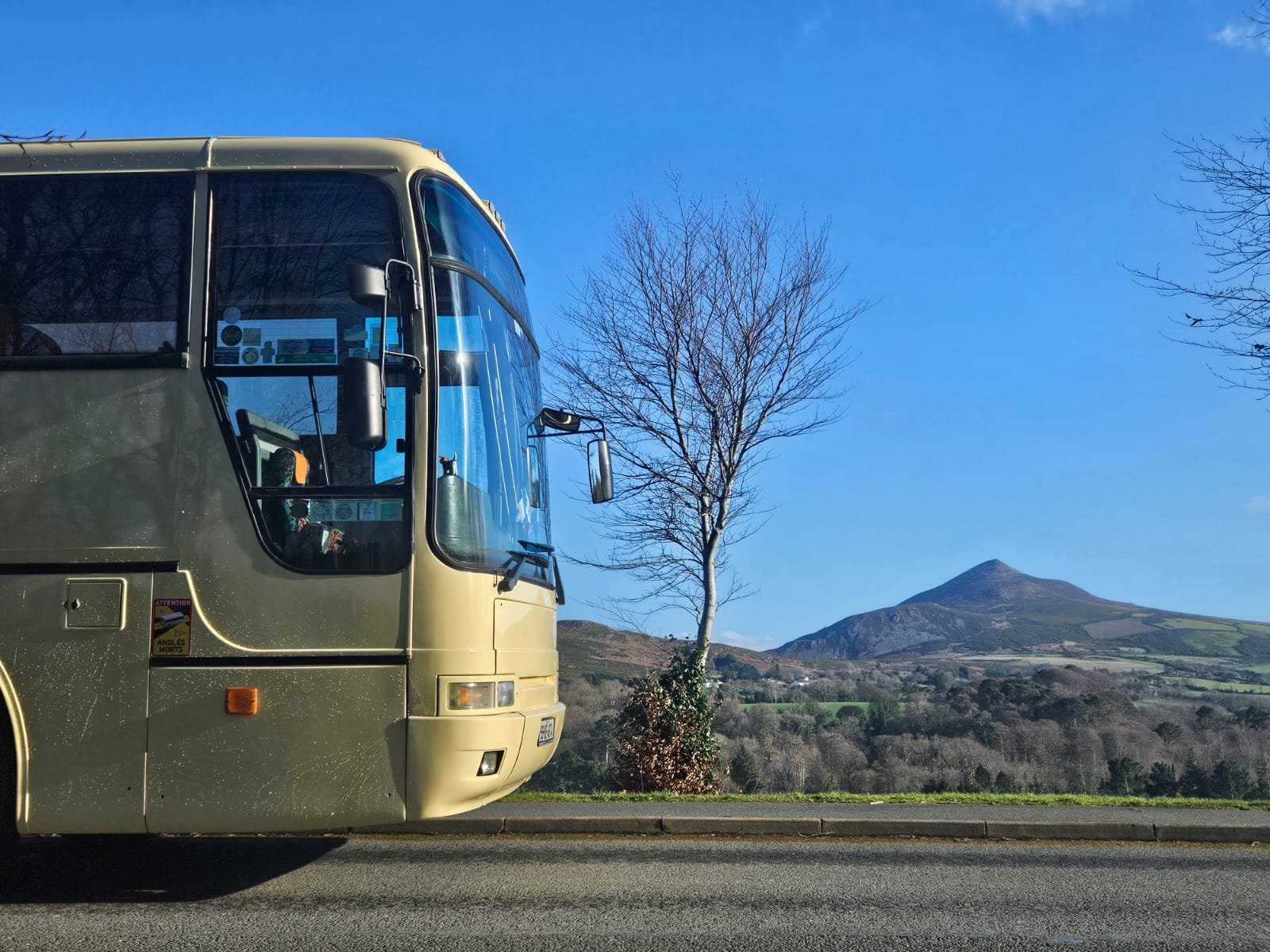 Paynes coach in the Wicklow Mountains