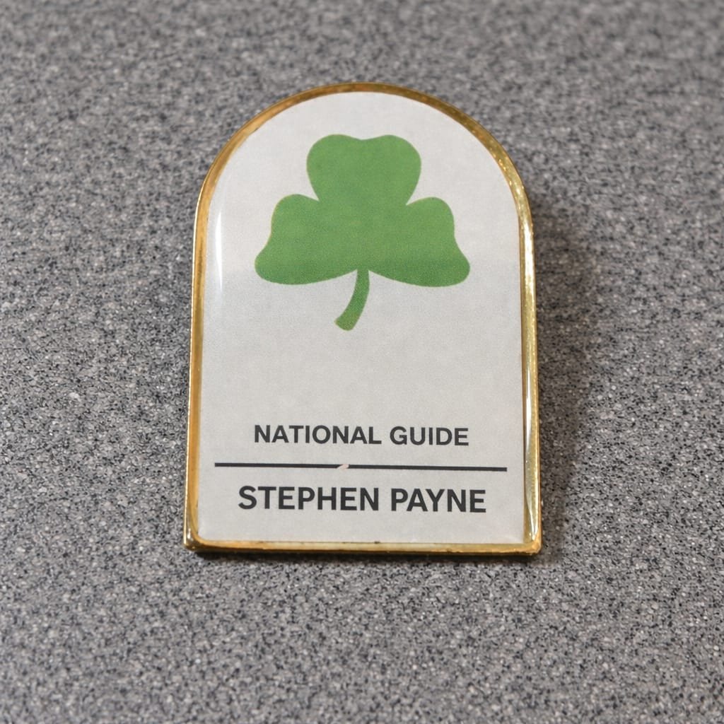 Stephen Payne National Driver Guide Badge