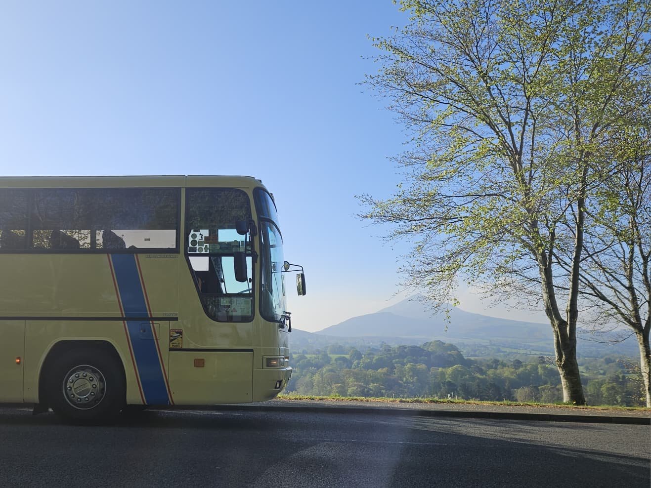 Paynes coach in the Wicklow Mountains